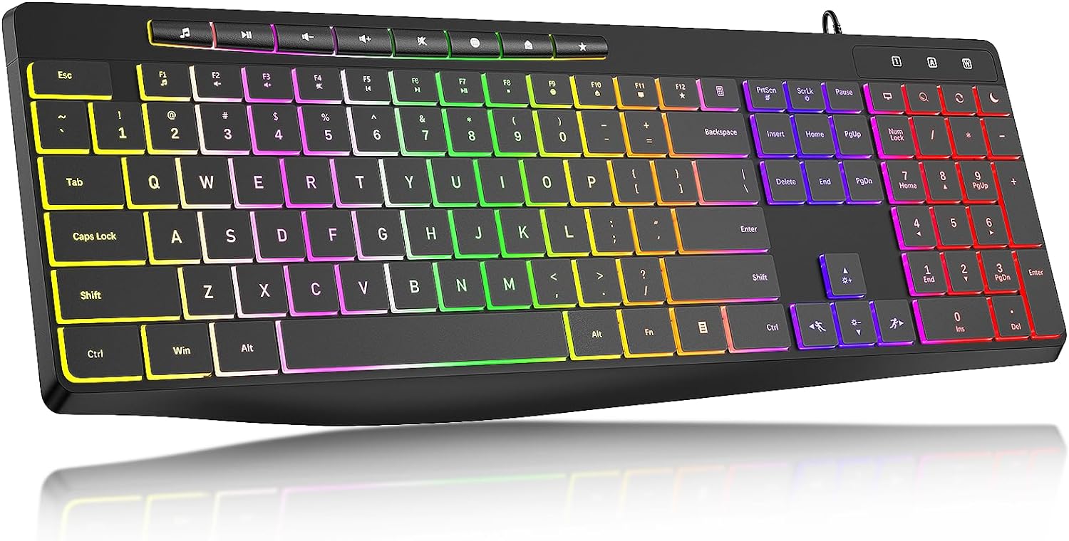 Wired Rainbow Backlit Keyboard Review