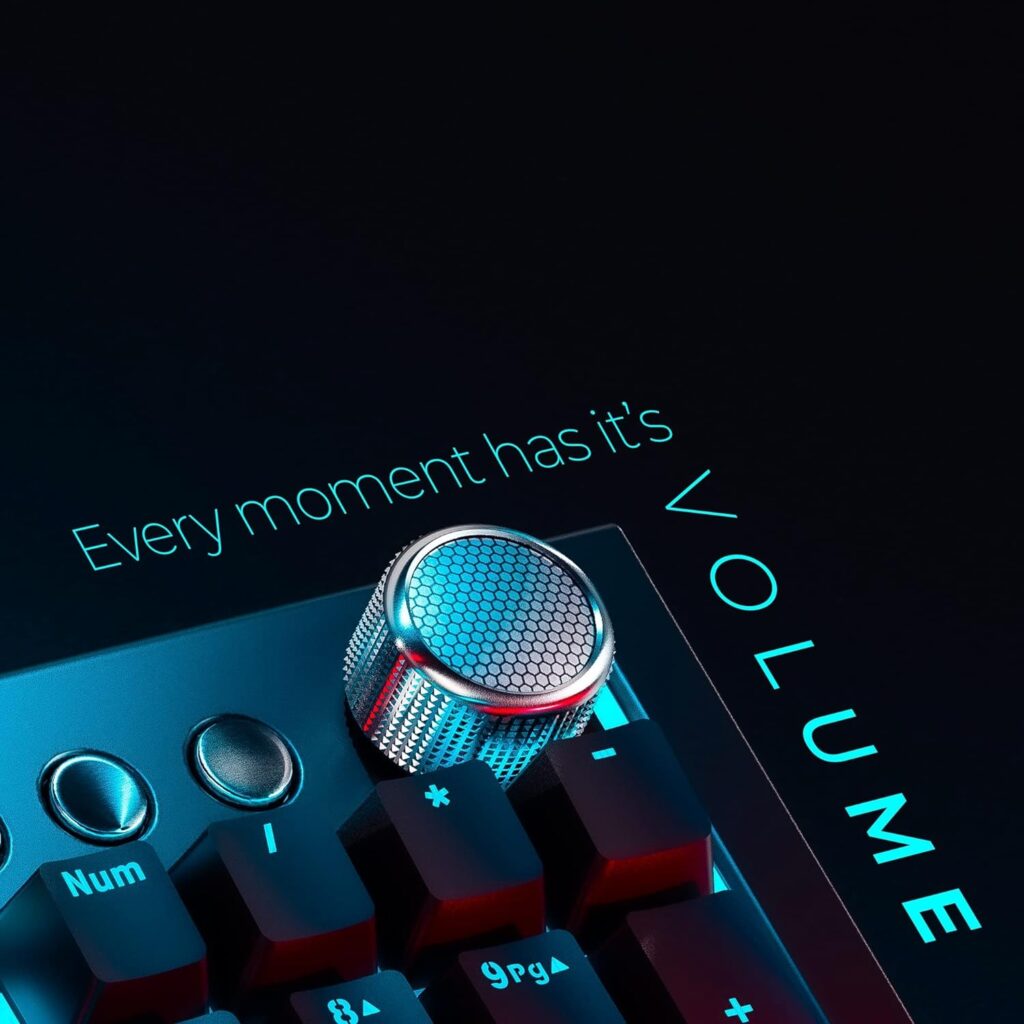 Newest 2023 Real Mechanical Gaming Keyboard with 107 Clicky Optical switches- Programmable RGB LED Backlit, Laser Engraved Keys - Ergonomic Magnetic Leather Wrist Rest, Dedicated Media Keys for PC